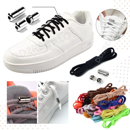 Cordones Elásticos Hola Es Para Adultos Y Niños 1m X Par