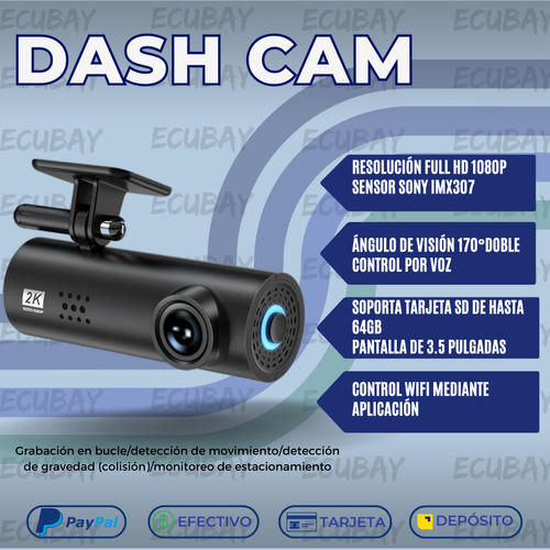 Dash Cam 1080p 170  Foto 2