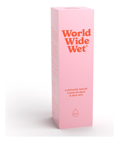 Lubricante Íntimo Base Aloe Vera World Wide Wet 100%natural