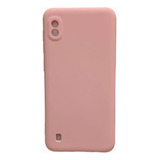 Funda Silicona Para Samsung Galaxy A10 + Vidrio 9d