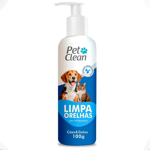 Limpa Ouvido Limpador De Orelha Cachorro Gato Pet Clean 100g