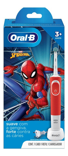 Escova Elétrica Dental Oral-b Vitality Spider-man 1 Unidade