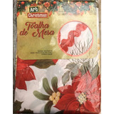 Toalha De Mesa Natal Natalina 140 X 180 Cm