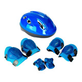 Kit Set De Proteccion Casco Rodilleras Y Coderas Skate Patin