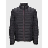 Parka Weight Quilted Negro Tommy Hilfiger