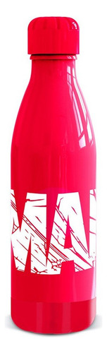 Botella Deportiva Marvel Para Agua Jugos 660ml Color Rojo Plastica