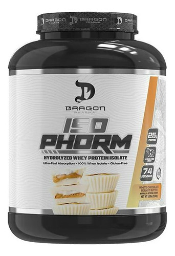 Dragon Proteina Isophorm Isolatada 5 Lbs 74 Serv Todo Sabor Sabor Cookies And Cream