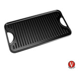 Plancha Reversible 47 X 25 Cm Hierro Fundido Esmalt Victoria