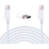 Cable C A C Compatible Con Carga Rapida Y Datos 2mt Uso Rudo Color Blanco