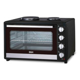 Horno De Mesa Eléctrico Bgh Bhe64m20a 64l Negro 220v