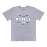 Camiseta Oakley Premium Quality Tee Stone Grey