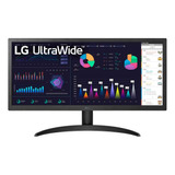 Monitor 25,7  LG 26wq500 Gamer Ultrawide Fullhd 1ms 75hz