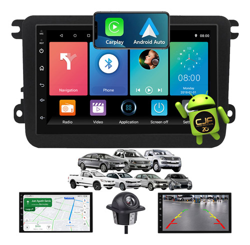 Estereo Pantalla Android Gps Wifi 2g Camara Vento Gol G7 Cjf