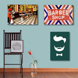 Placa Plaquinha Quadrinho Quadro Mdf Barbearia Vintage Salão