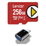 Lexar Microsd 256gb 160mb/s V30 Nitendo Switch Steam Deck
