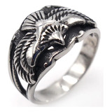 Trendy Rock Punk Hip Hop Viking Eagle Anillo Para Hombre Y M