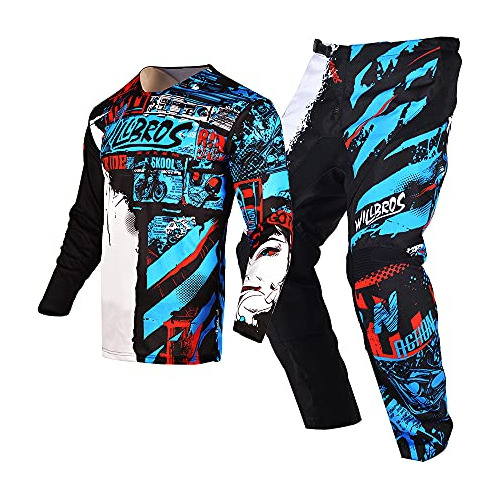 Conjunto De Jersey Y Pantalones De Motocross Hombres Eq...