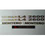 Emblemas Mitsubishi Montero Letras Sueltas Cromadas. 