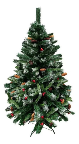 Árvore Natal Decorativa Alpina Nevada Magizi 400galhos 150cm
