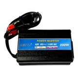 Conversor Inversor Dc 12v-110v De 200w Portátil  Puerto Usb