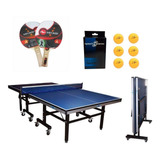 Mesa Ping Pong Profesional Sportfitness 18mm Raquetas Bolas