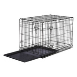 Jaula Metálica Plegable Para Perro 2 Puertas 120×76×82(48in)