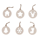 Set Deco Navidad Colgantes X 6