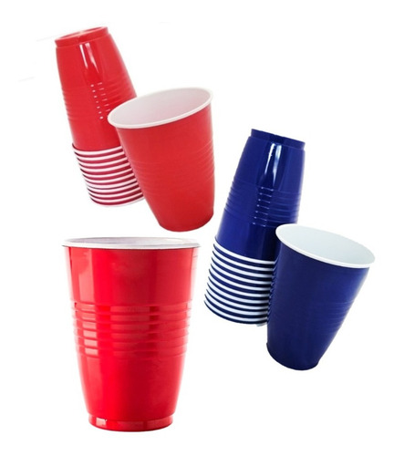 Vaso Descartable - Estilo Americano - 500 Cc - Pack X 10