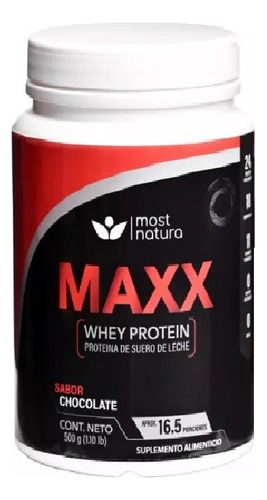 Most Natura, Maxx Whey Protein 500 Gr, 16.5 Serv, Sfn 