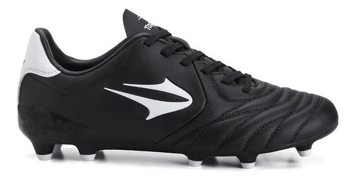 Botines De Fútbol Topper San Ciro V Color Negro Con Suela Fg Apto Césped Natural Firme Hombre 35 Ar