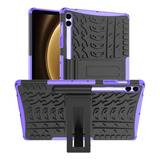 Funda Tpu+pc Morada Para Samsung Galaxy Tab S9 Fe+