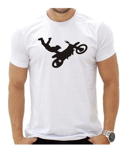 Camiseta Camisa Estampada Moto Motocross 