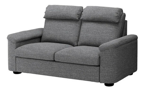 Love Seat Margo Lino Gris Sala Mueble Sofa Pieza Sillon