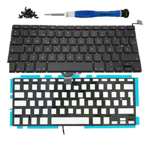 Teclado Macbook Pro 13 A1278 Retro Tornillos Destornillador