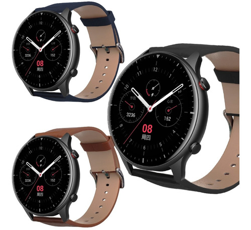 Extensible Correa Piel Premium Para Amazfit Gtr 2