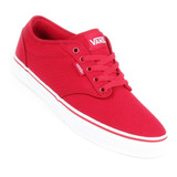 Vans Atwood Canvas Red White Vn000znr5gh Niño Niña