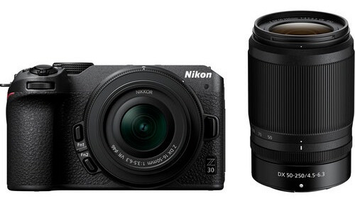 Cámara Nikon Z30 Con Lente 16-50mm Vr + 50-250mm Vr