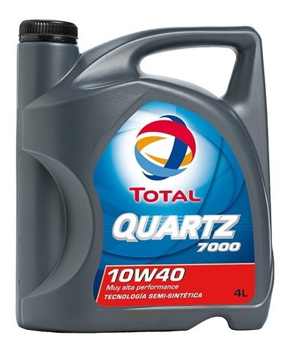 Aceite Total Quartz 7000 Semisintetico 10w40 Diesel
