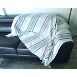 Manta Tusor Cubre Sillón Pie De Cama 200x150cm 100% Algodón 