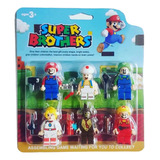 Super Mario Bros Set De Figuras Coleccionables Para Niños