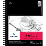 Block Album Canson Universal Sketch Espiral 96 G 22.9x30.5cm