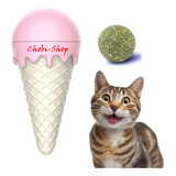 Catnip Ball Juguete Para Gato Helado Rosa, Aguacate Toys Color Rosa