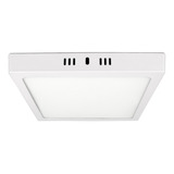 Plafon Led 18w Techo Aplicar Cuadrado Lampara