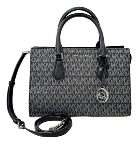 Michael Kors Handbag Sheila Satchel Black Signature