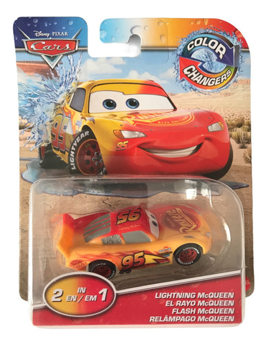 Rayo Mcqueen Color Changers 2 En 1 Disney Cars Racing Pixar 