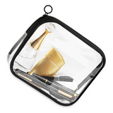 Bolsa De Maquillaje Transparente Con Cremallera Impermeable,