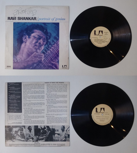 Ravi Shankar Lp Nacional Usado Portrait Of Genius 1973