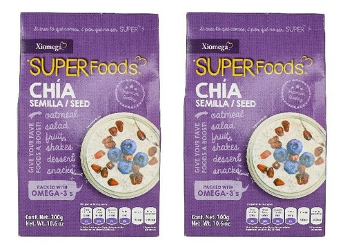 Super Foods Chía Linaza Quinoa Orgánico Kosher