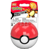 Juguete Pokebola Con 1 Pokemon 6cm Mega Construx