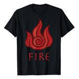 Avatar: Polera Con Elemento De Fuego Pintado De The Last A